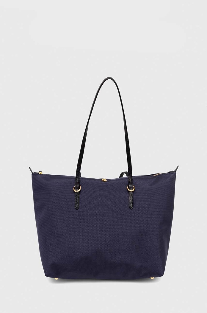 Lauren Ralph Lauren torebka shopper damska mieści A4 granatowy 431916737