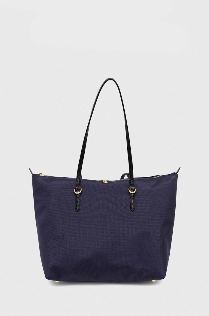 Lauren Ralph Lauren torebka shopper damska mieści A4 granatowy 431916737