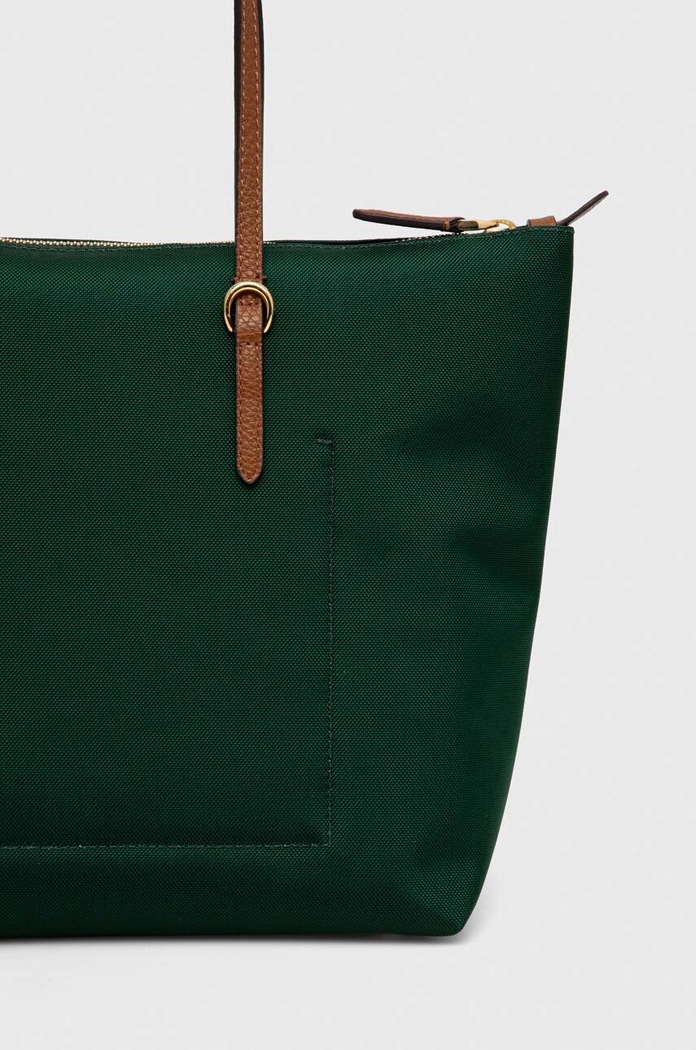Akcesoria Lauren Ralph Lauren torebka shopper damska 431916737 zielony