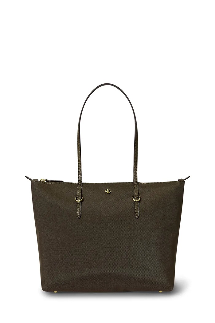 Lauren Ralph Lauren geantă shopper pentru femei verde 431916737