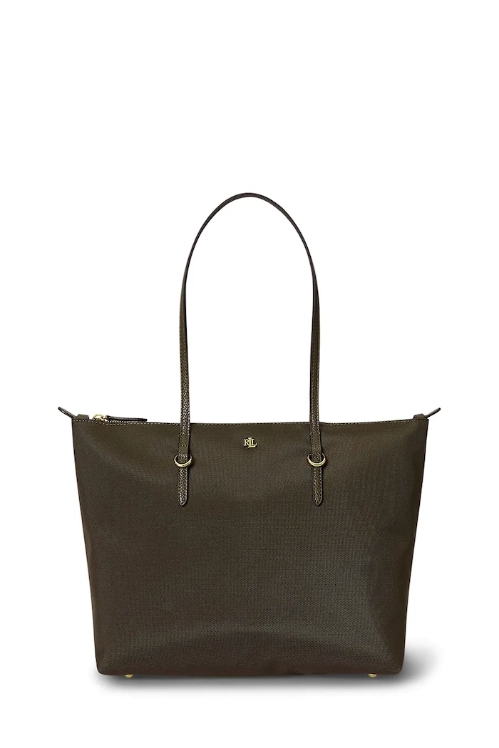 Lauren Ralph Lauren geantă shopper pentru femei verde 431916737