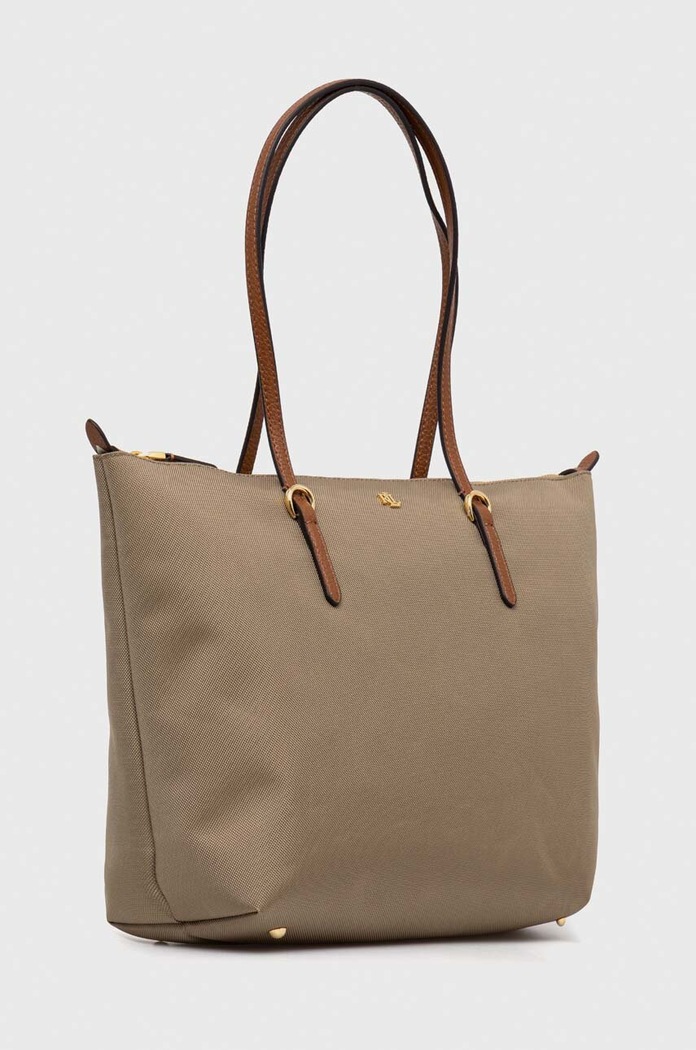 Lauren Ralph Lauren geantă shopper pentru femei 431916737 bej AA00