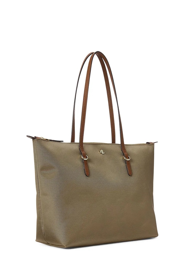 Akcesoria Lauren Ralph Lauren torebka shopper damska 431916737 beżowy