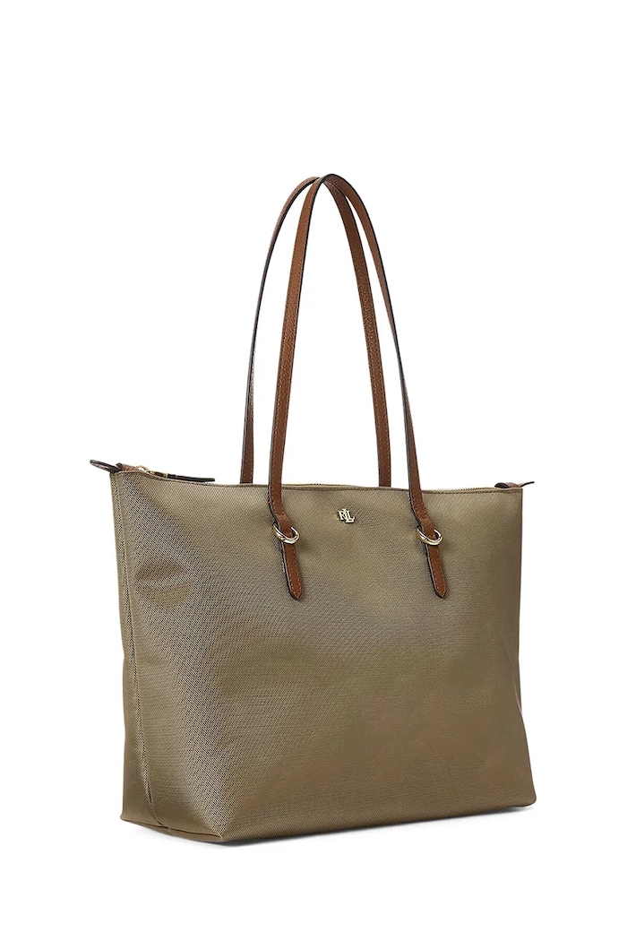 Akcesoria Lauren Ralph Lauren torebka shopper damska 431916737 beżowy