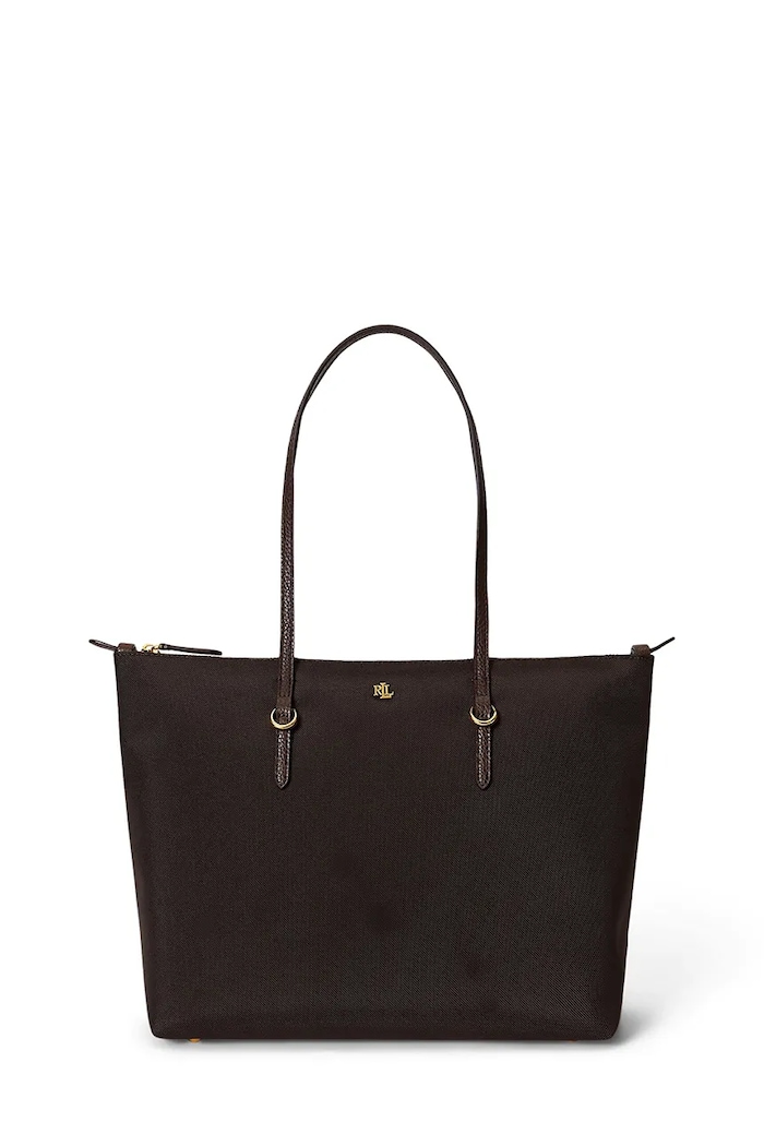 Lauren Ralph Lauren torebka shopper damska brązowy 431916737