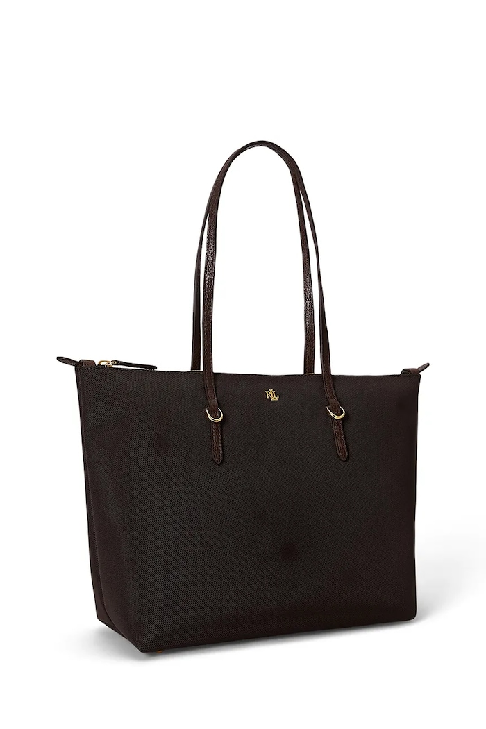 Akcesoria Lauren Ralph Lauren torebka shopper damska 431916737 brązowy
