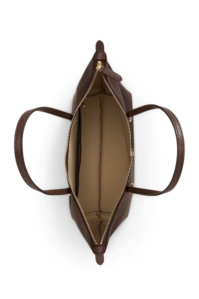 Lauren Ralph Lauren torebka shopper damska brązowy 431916737