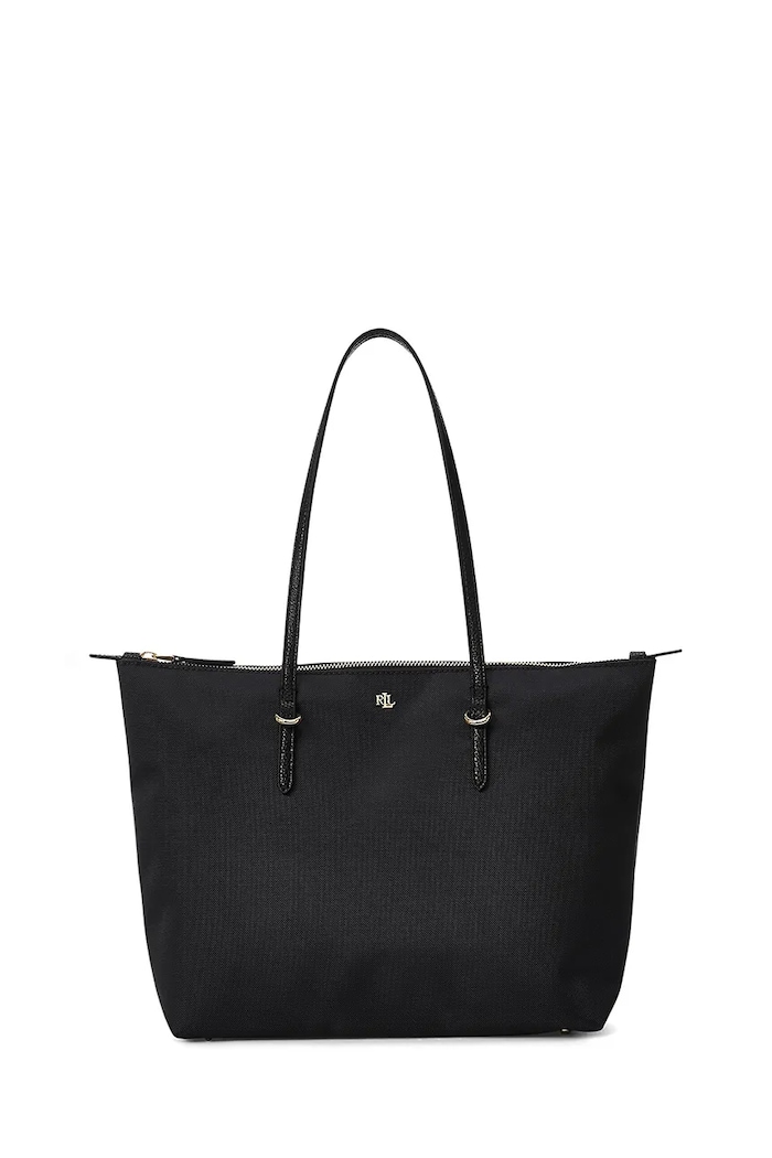 Lauren Ralph Lauren torebka shopper damska mieści A4 czarny 431916737