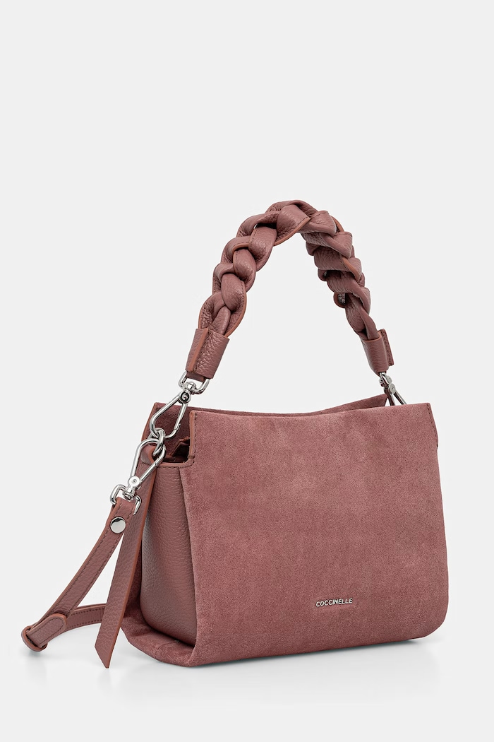 Coccinelle crossbody kabelka dámská semišová E1.P6P.58.01.01 růžová SS26