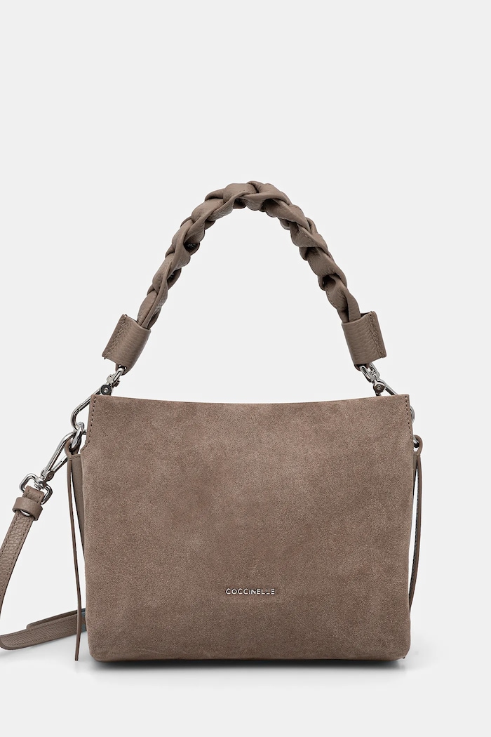 Coccinelle crossbody kabelka dámská semišová semišová kůže hnědá E1.P6P.58.01.01