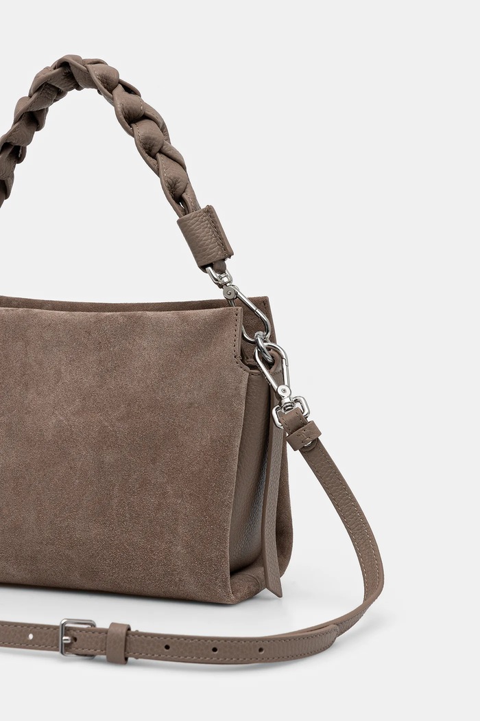 Doplňky Coccinelle crossbody kabelka dámská semišová E1.P6P.58.01.01 hnědá