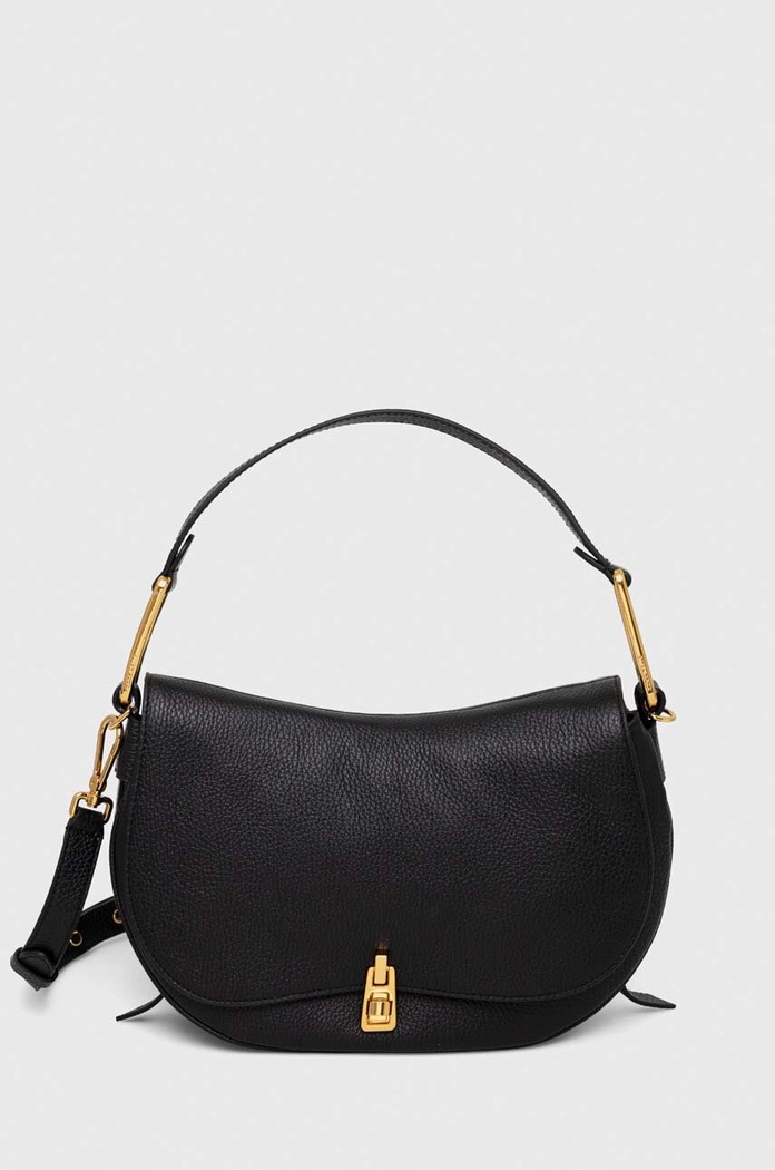 Coccinelle torebka crossbody damska skórzana skóra licowa czarny E1.PQR.18.03.01