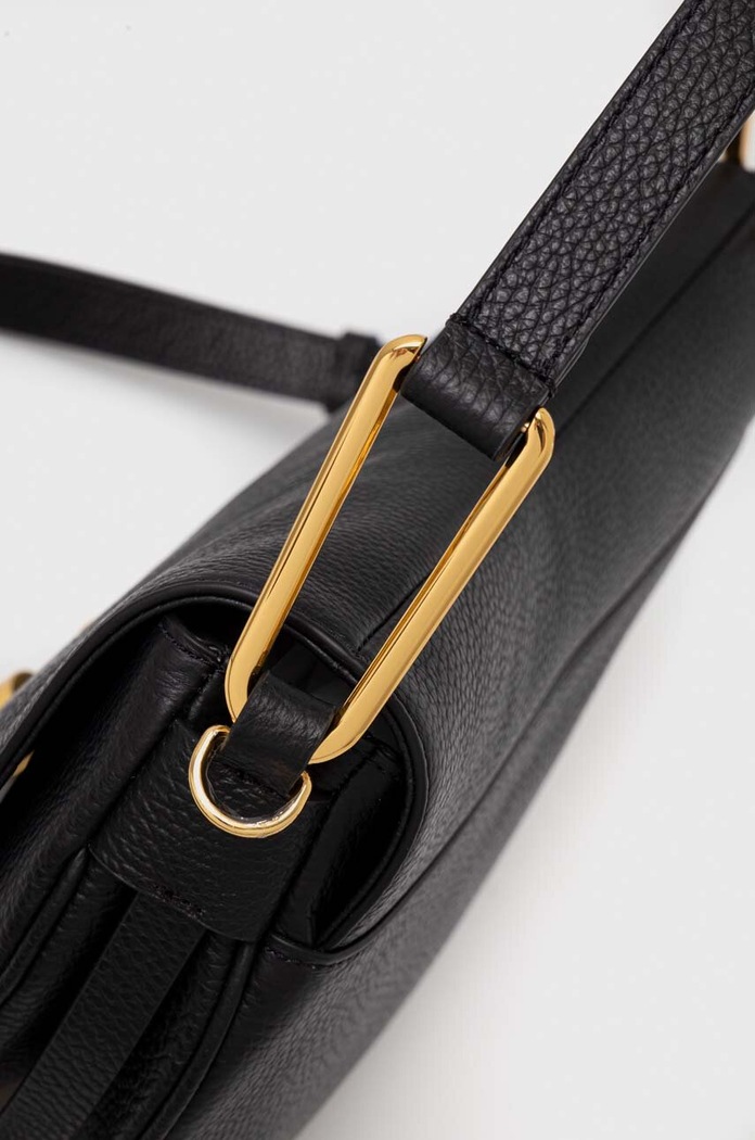 Akcesoria Coccinelle torebka crossbody damska skórzana E1.PQR.18.03.01 czarny