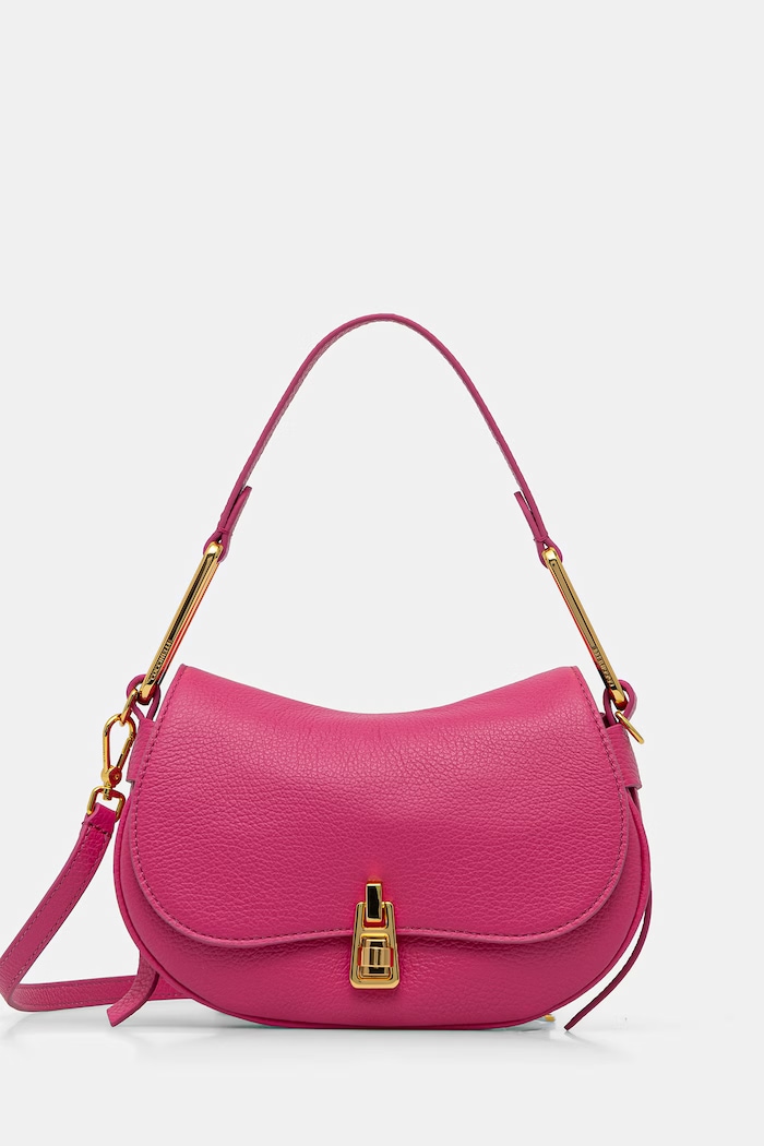 Coccinelle Geantă crossbody pentru femei, din piele roz E1.PQR.58.01.01