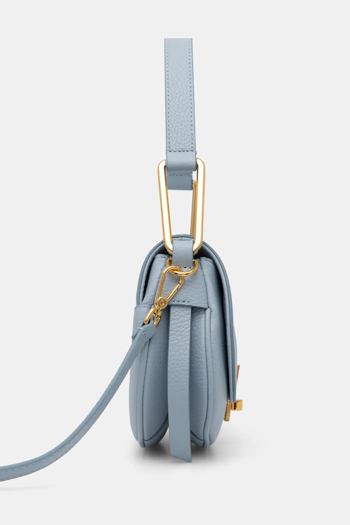Coccinelle geantă crossbody pentru femei, din piele E1.PQR.58.01.01 albastru SS26