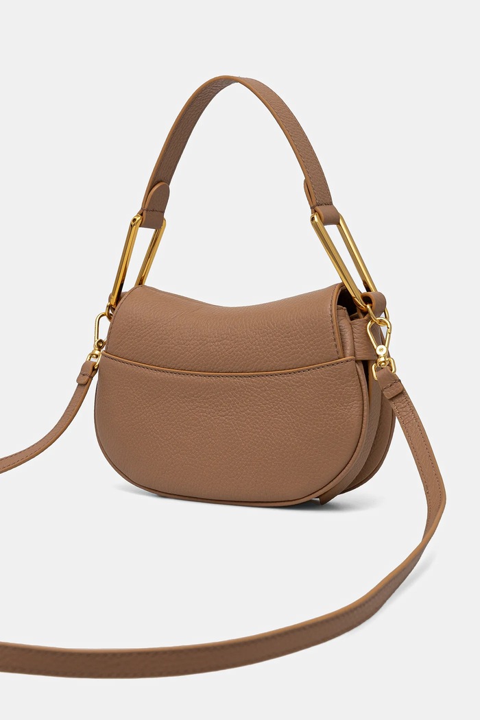 Doplňky Coccinelle crossbody kabelka dámská kožená E1.PQR.58.01.01 béžová