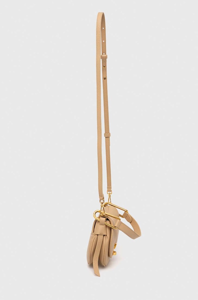 Coccinelle crossbody kabelka dámska kožená E1.PQR.58.01.01 béžová SS26