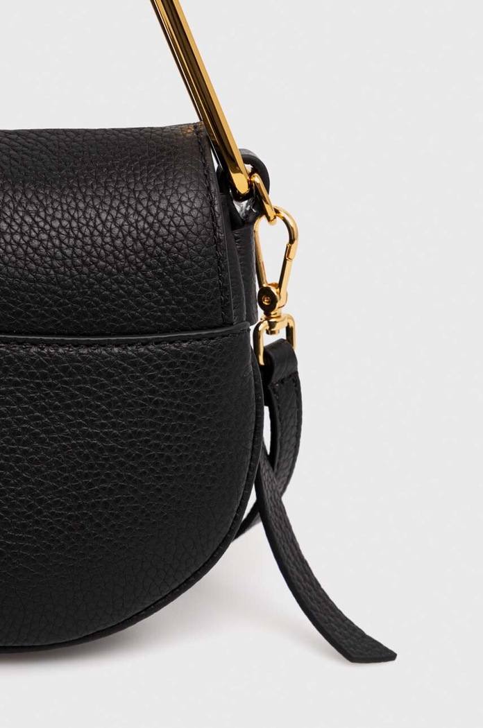 Doplnky Coccinelle crossbody kabelka dámska kožená E1.PQR.58.01.01 čierna