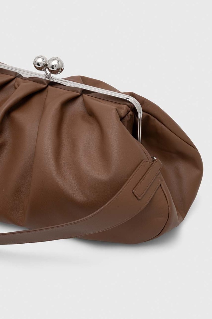 Accesorii Weekend Max Mara Poseta de piele 2355160332600 maro