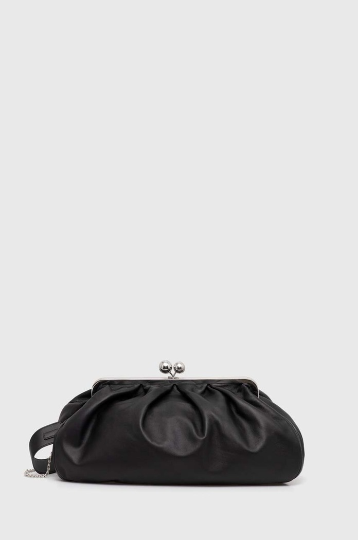Weekend Max Mara poseta de piele uni negru 2355160332600