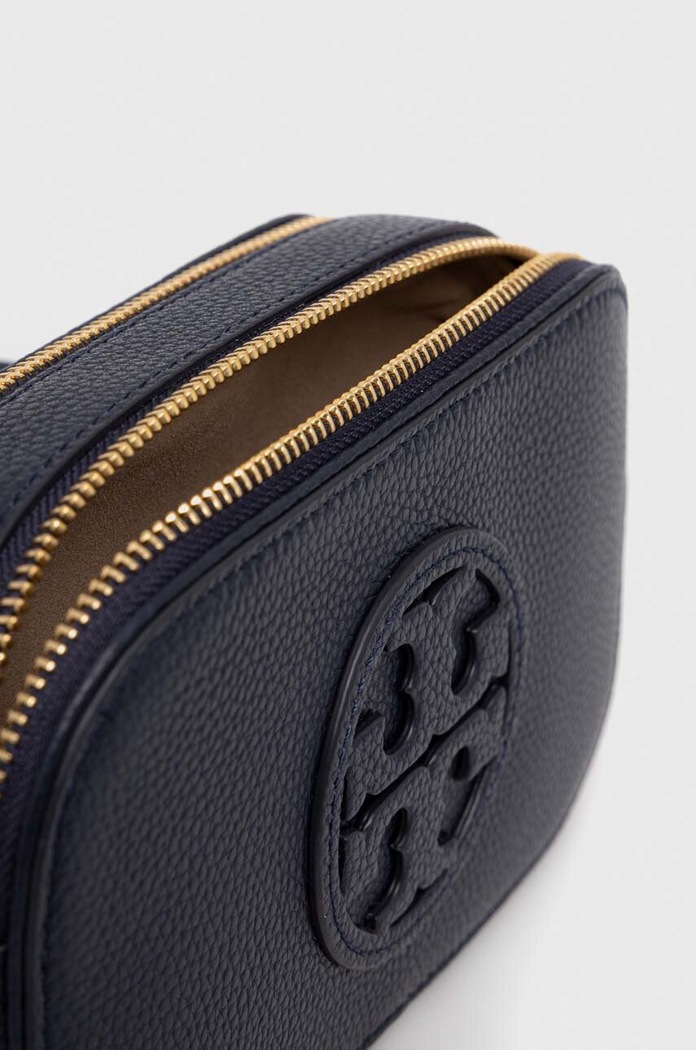 Kožená kabelka Tory Burch Miller Mini 150153.405 námořnická modř