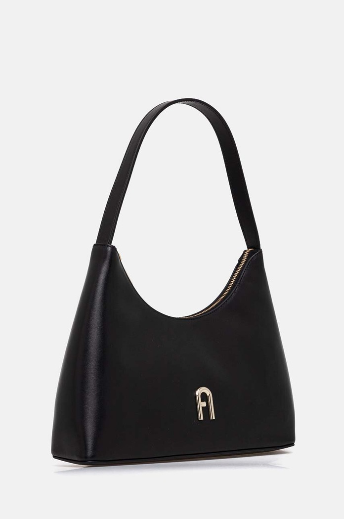 Δερμάτινη τσάντα Furla WB00782.AX0733.O6000 μαύρο AA00