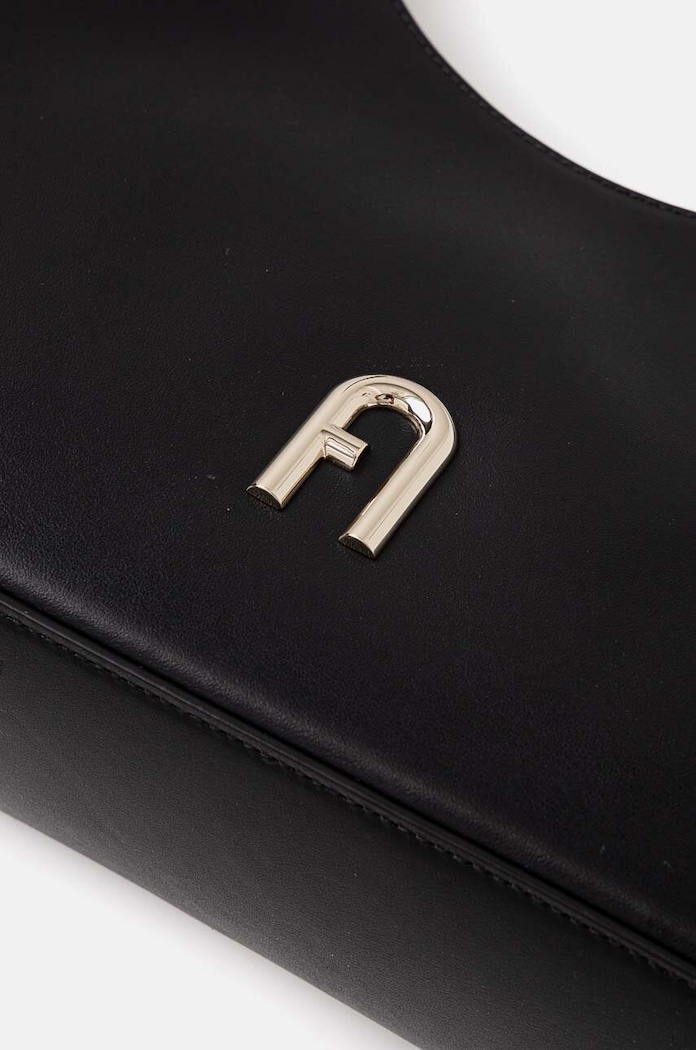 Δερμάτινη τσάντα Furla μαύρο WB00782.AX0733.O6000