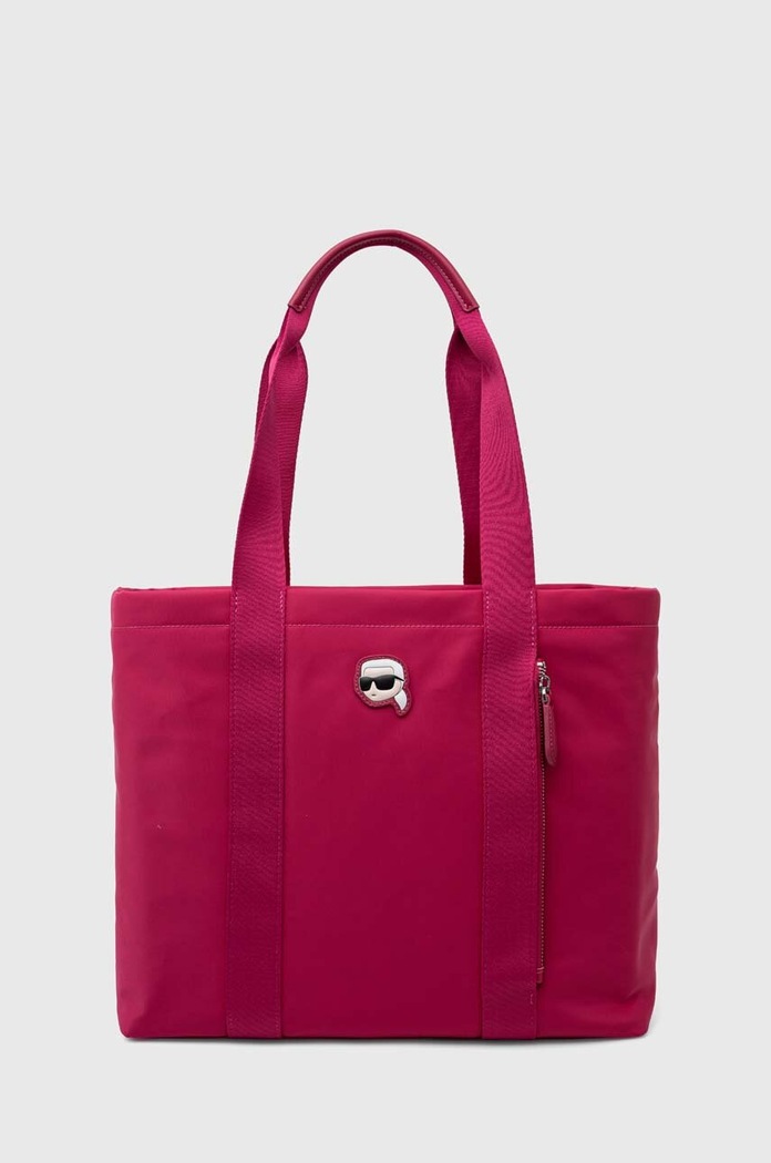 Karl Lagerfeld kézitáska textil rózsaszín 235W3247
