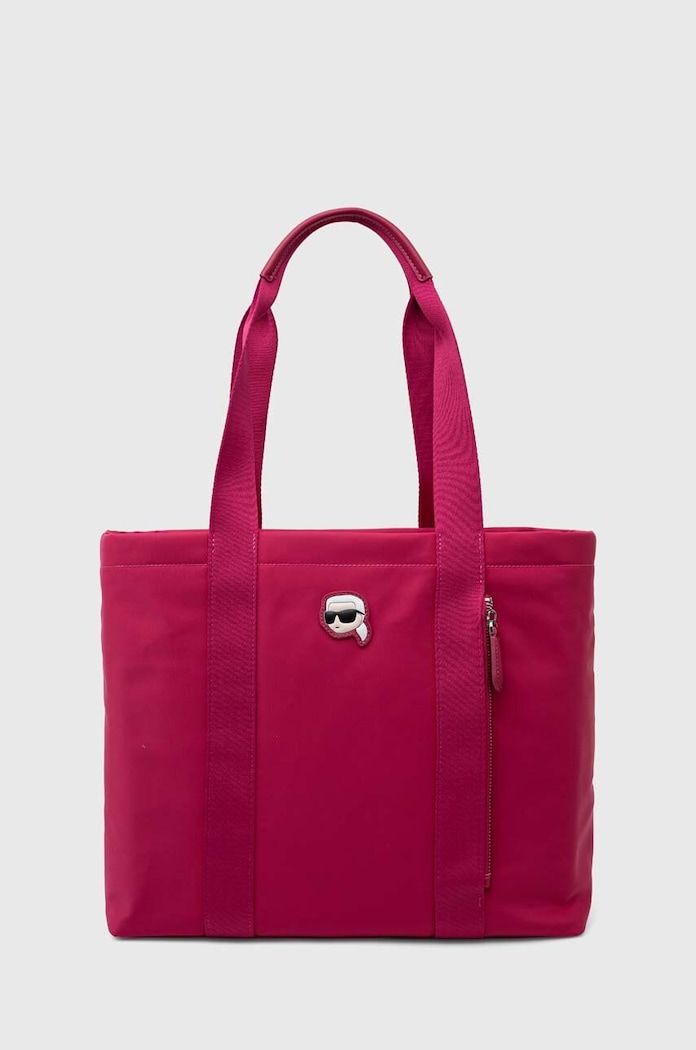 Karl Lagerfeld kézitáska textil rózsaszín 235W3247