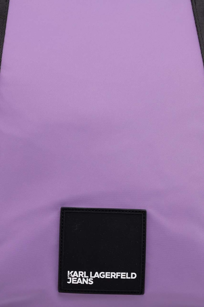 Torba Karl Lagerfeld Jeans 235J3007 fioletowy