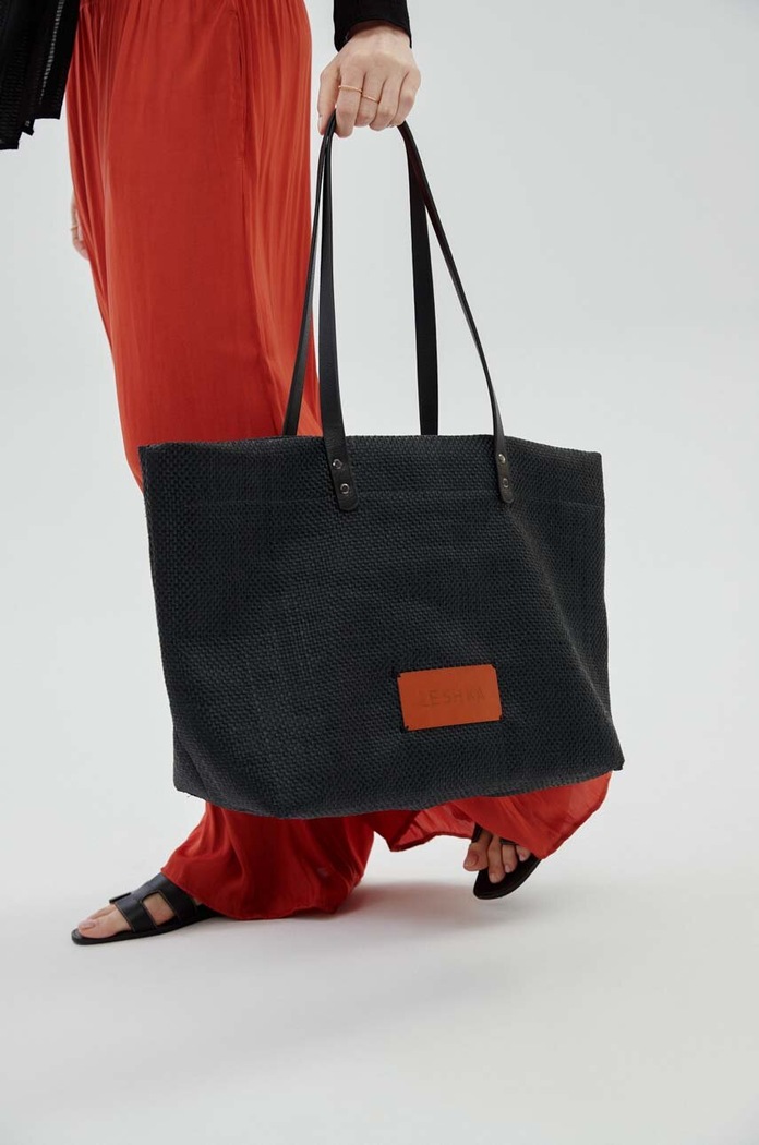 LE SH KA headwear torebka Nero Summer Bag NeroSummerBag czarny AW23