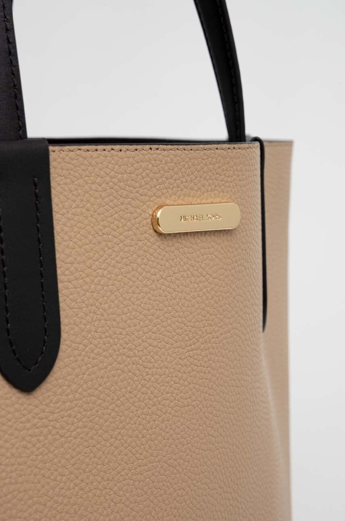 Oboustranná kožená kabelka MICHAEL Michael Kors 30F3GZAT4T černá