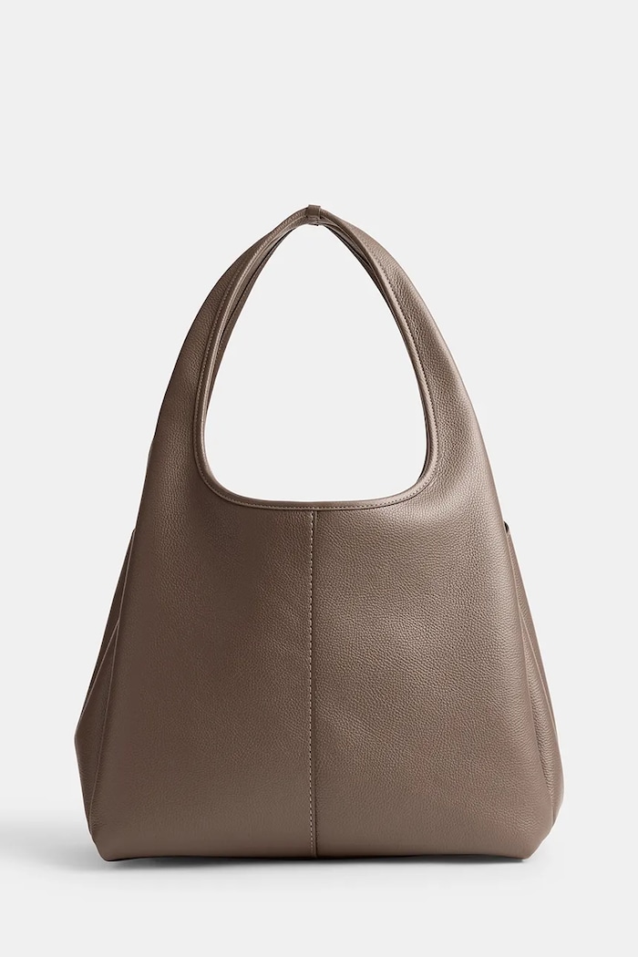 Coach torebka skórzana Lana Shoulder Bag CM544 brązowy AA00