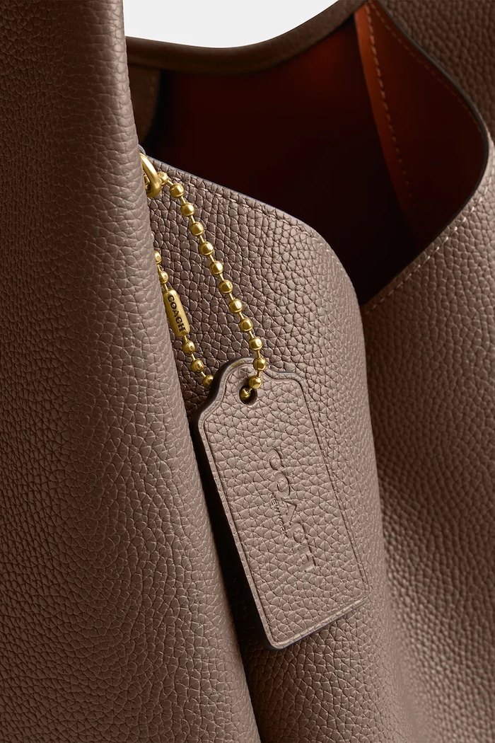 Coach borsa in pelle Lana Shoulder Bag CM544 marrone