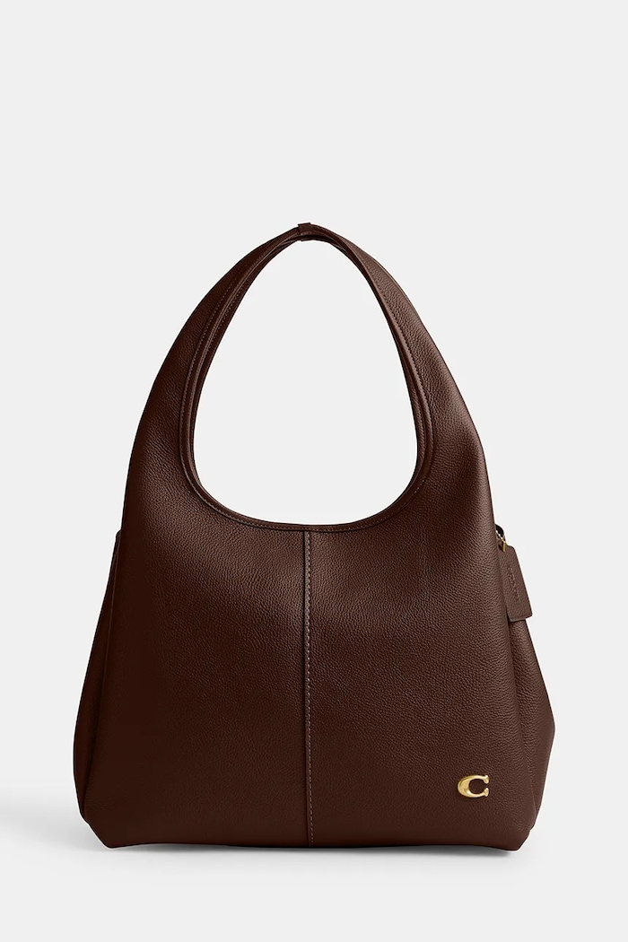 Coach geantă de mână din piele Lana Shoulder Bag uni maro CM544
