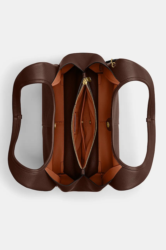 Coach geantă de mână din piele Lana Shoulder Bag CM544 maro