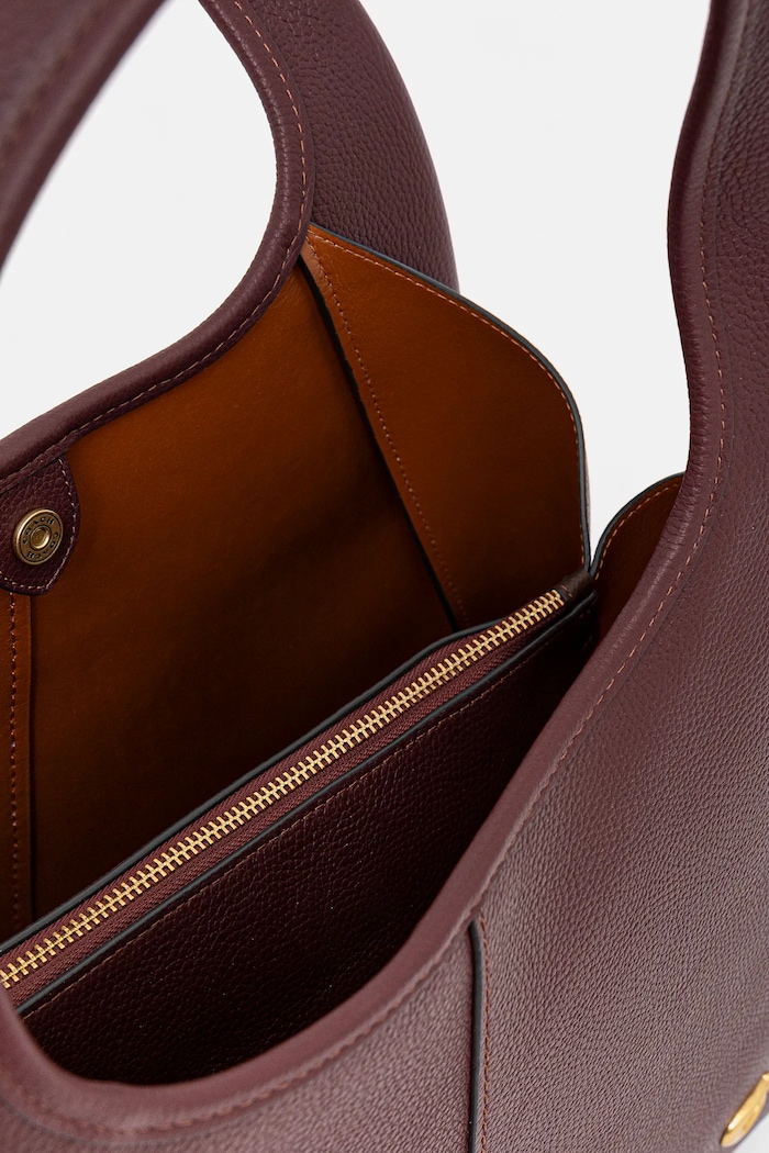 Kožená kabelka Coach Lana Shoulder Bag CM544 burgundské