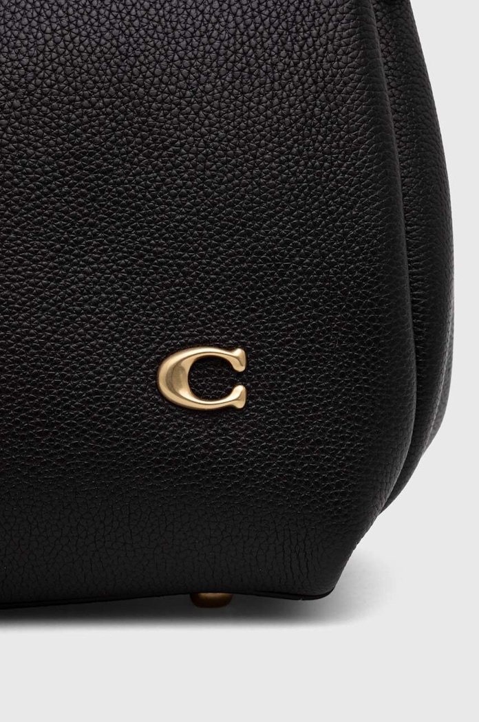 Coach leather handbag black CM544