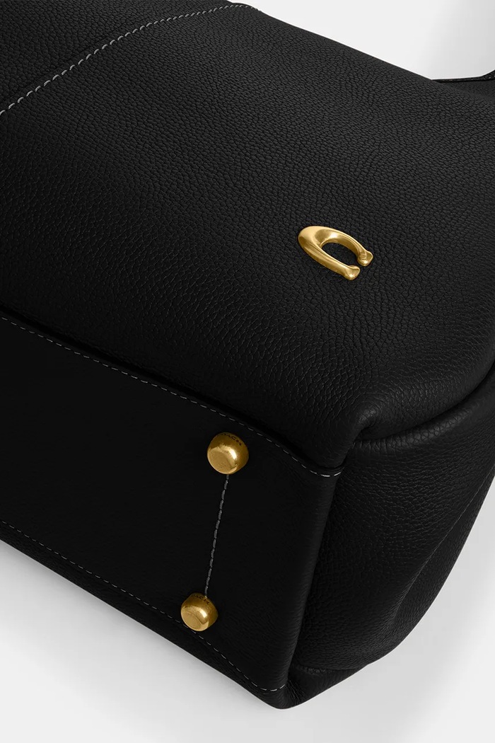 Coach borsa in pelle Lana Shoulder Bag CM544 nero