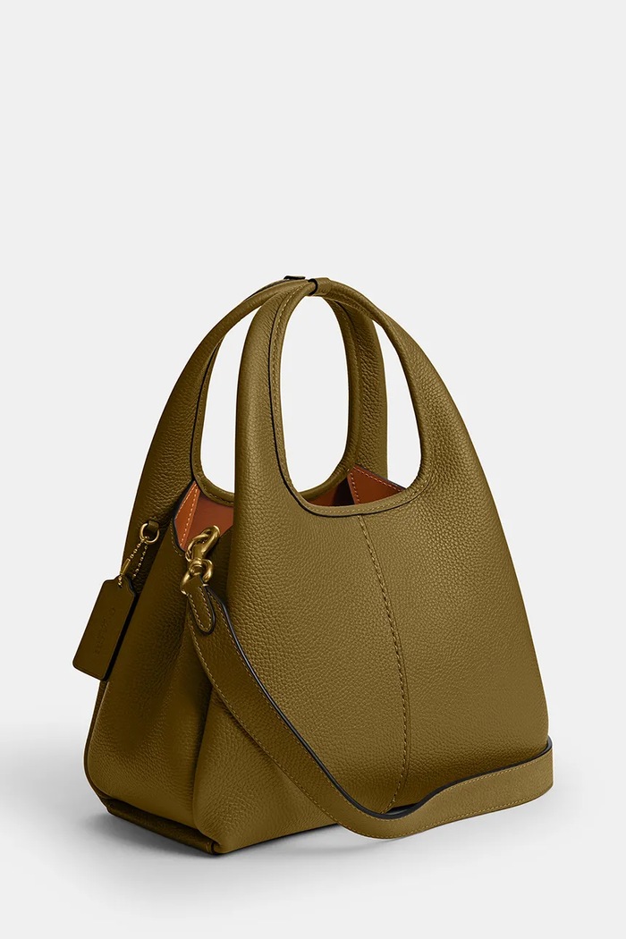 Doplňky Coach crossbody kabelka dámská kožená CM545 zelená