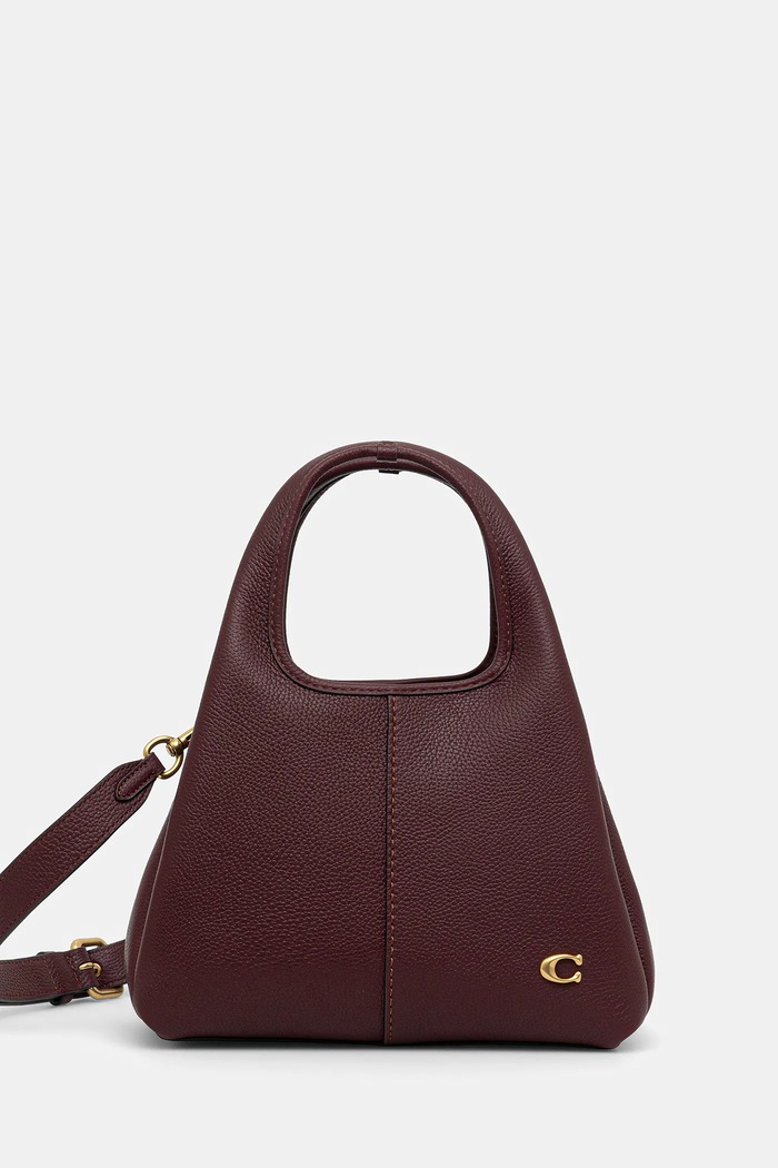 Coach geantă crossbody din piele Lana Shoulder Bag 23 pentru femei burgundia CM545