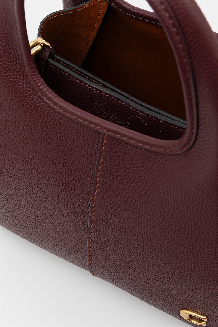 Coach geantă crossbody din piele Lana Shoulder Bag 23 pentru femei CM545 burgundia