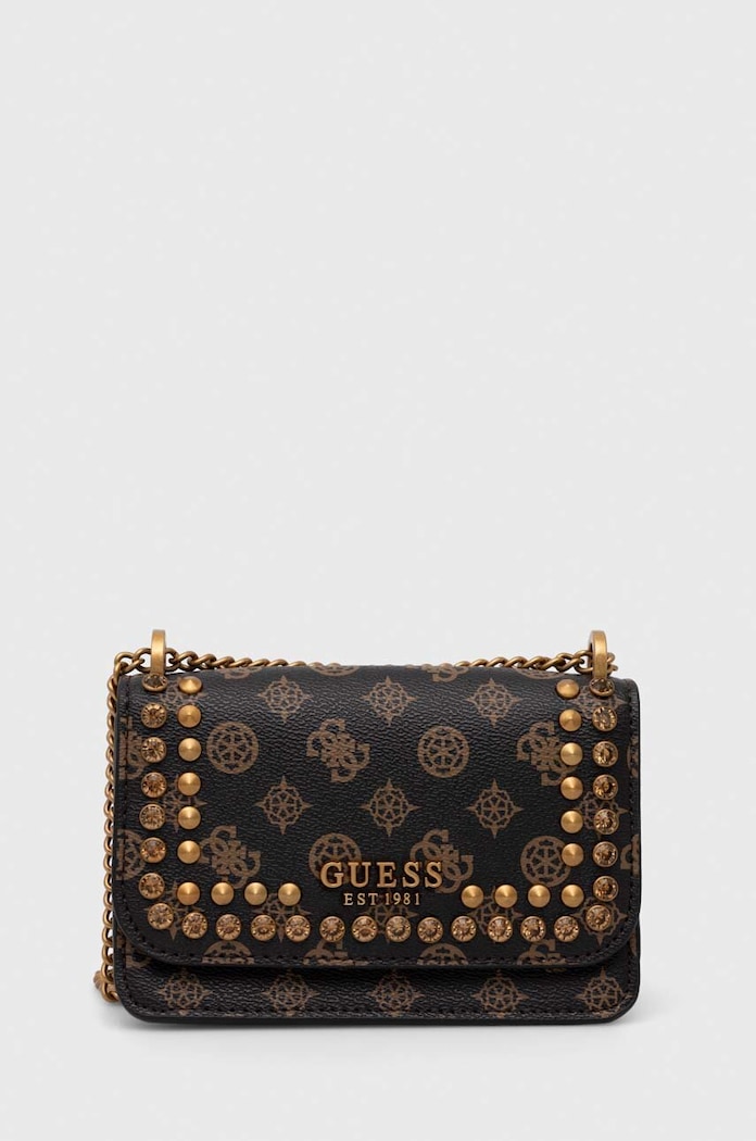 Kabelka Guess vzorovaný hnědá HWPS89.93780