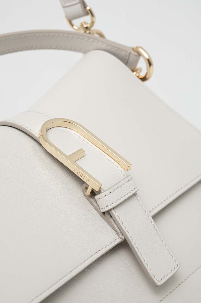 Kiegészítők Furla bőr táska WB00996.BX2045.1704S fehér