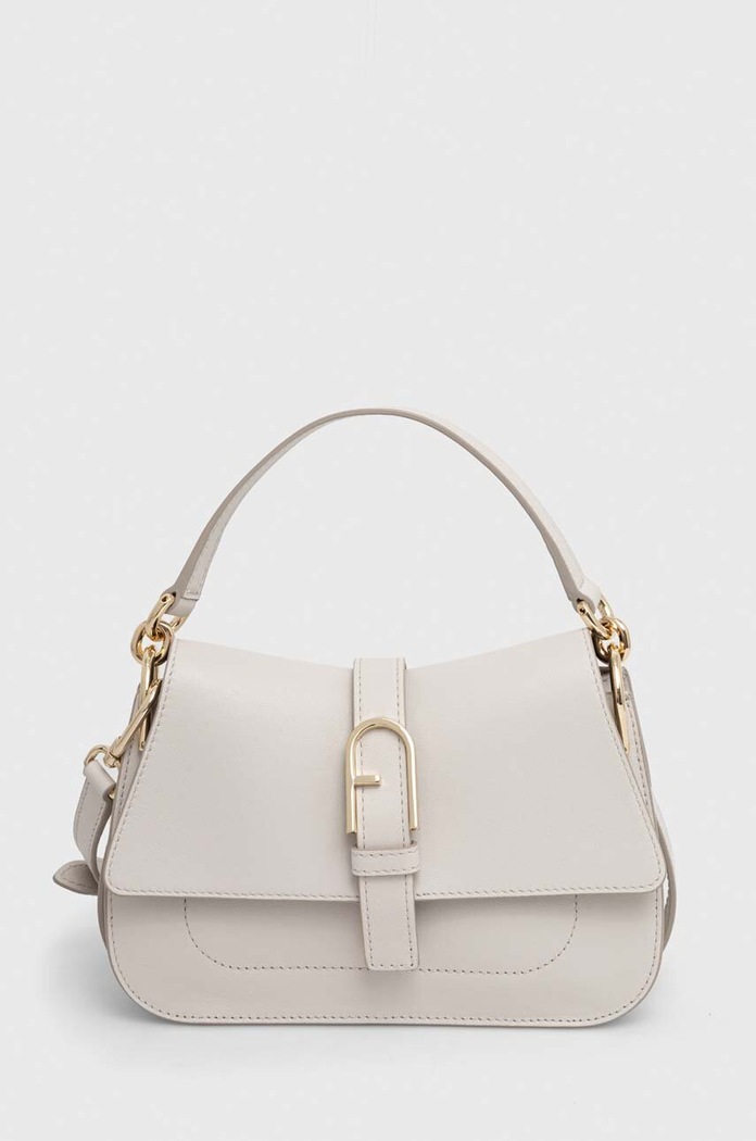 Furla torebka skórzana skóra licowa biały WB01032.BX2045.1704S