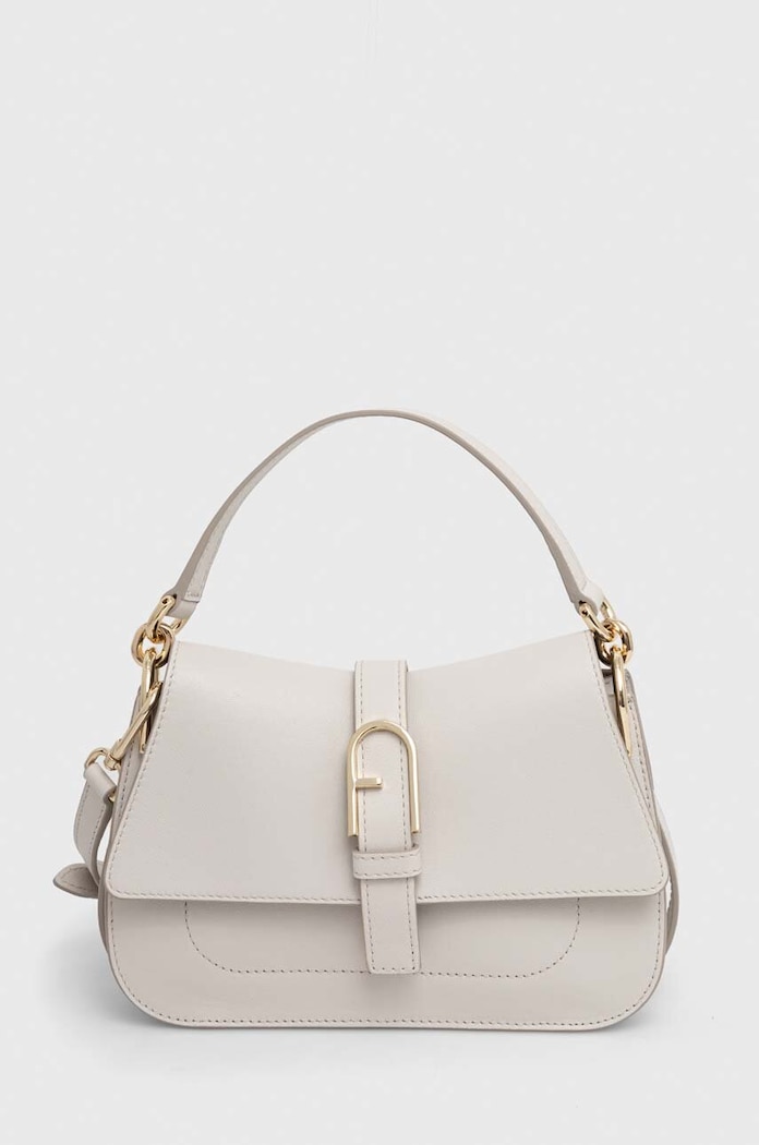 Furla torebka skórzana skóra licowa biały WB01032.BX2045.1704S