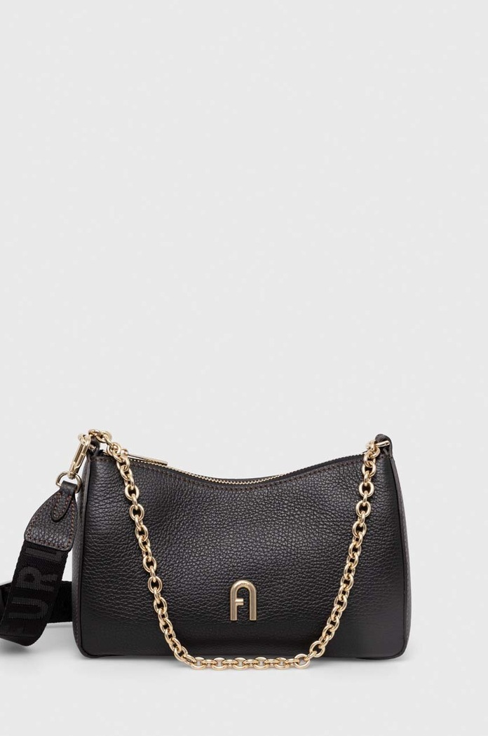 Furla torebka skórzana Primula skóra licowa czarny WB00903.BX0356.O6000