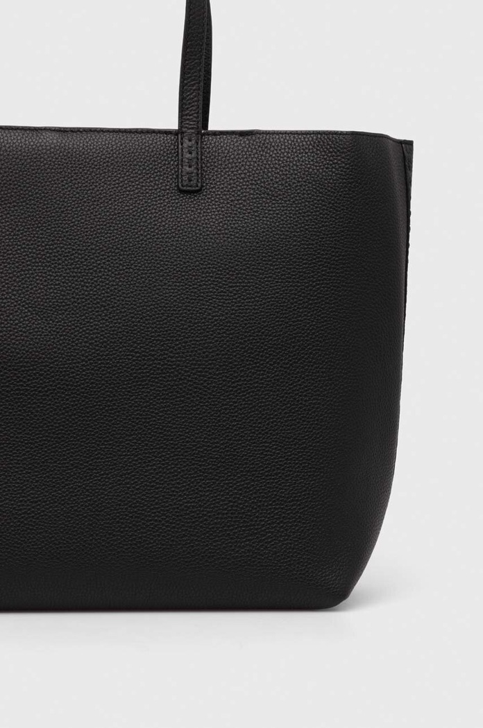 Кожена чанта Tory Burch McGraw черен 152221.001