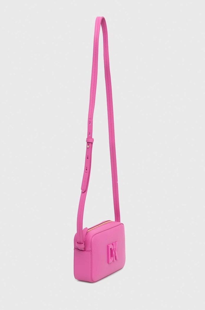 Kožená kabelka Dkny R33EKY31 růžová AW24