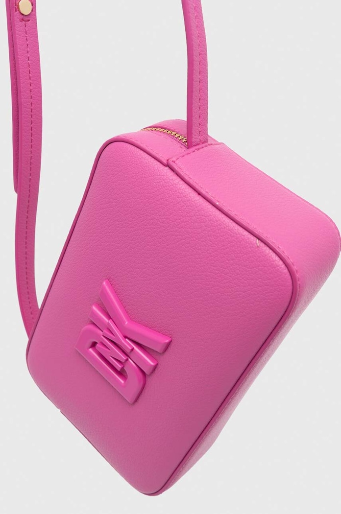 Kožená kabelka Dkny růžová R33EKY31